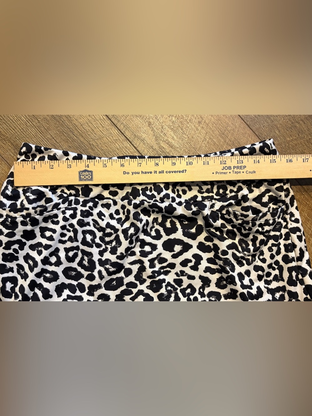Tail Black and White Leopard Print Skort - Picture 9 of 10